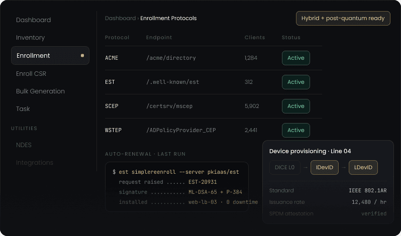 Automated Enrollment