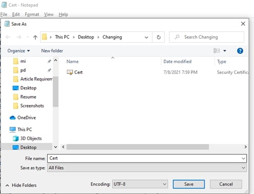 Want to convert (.cer, .key, .pem, .crt).