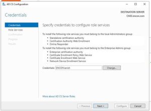 Microsoft Active Directory Certificate Services