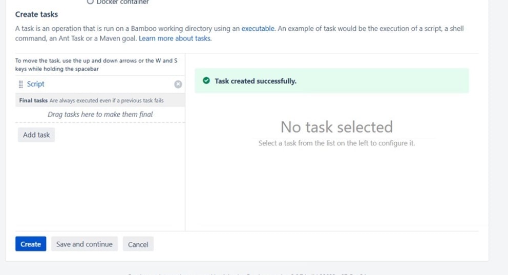 Task Creation