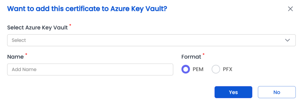 certificate format
