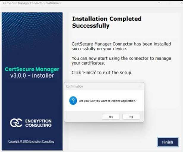 Installation Successful