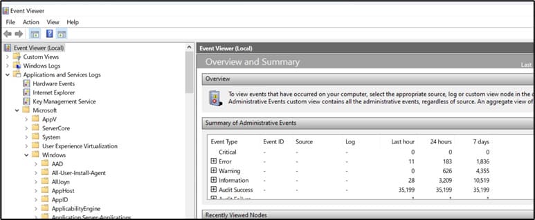 Event Viewer
