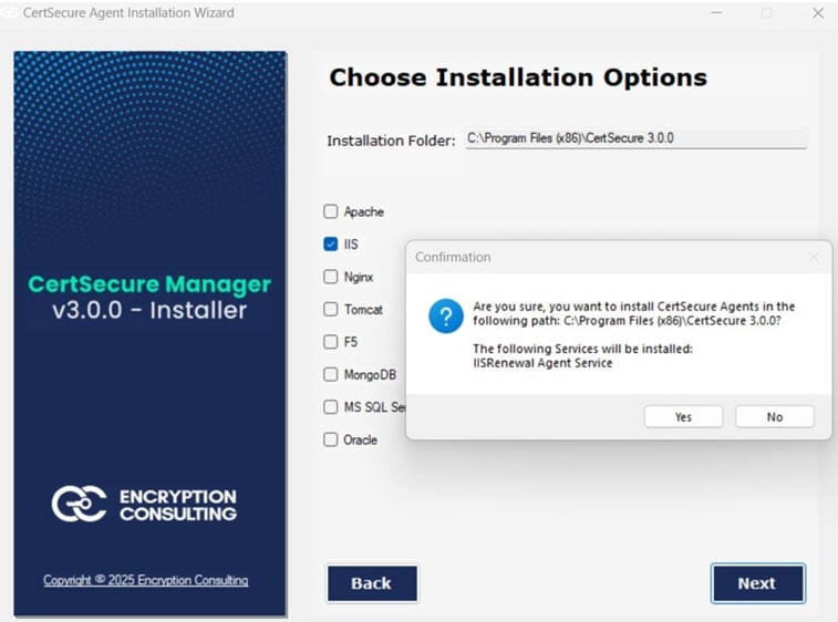 Renewal agent installer