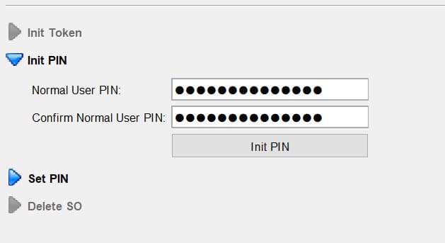 Enter temporary PIN