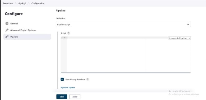 Pipeline Configuration