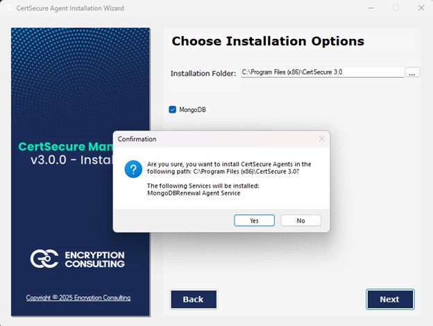 Agent installer