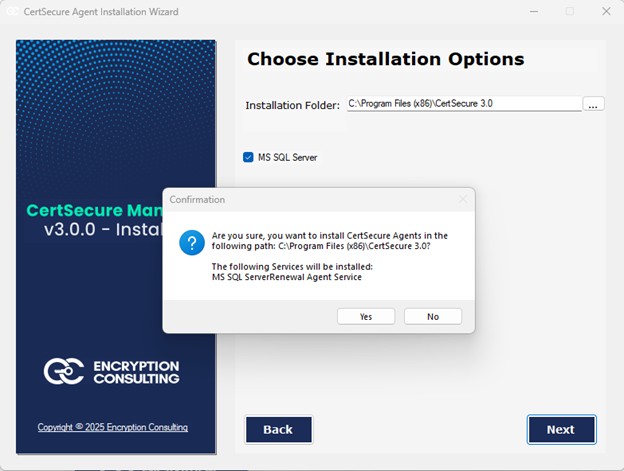 Renewal agent installer