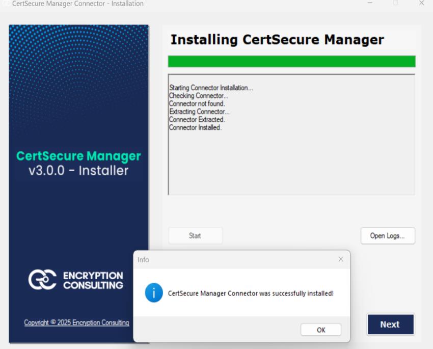 Start Installation