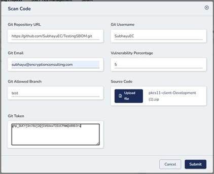 Upload Code