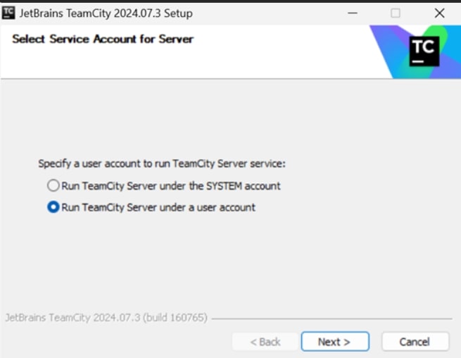 Service Account for servers