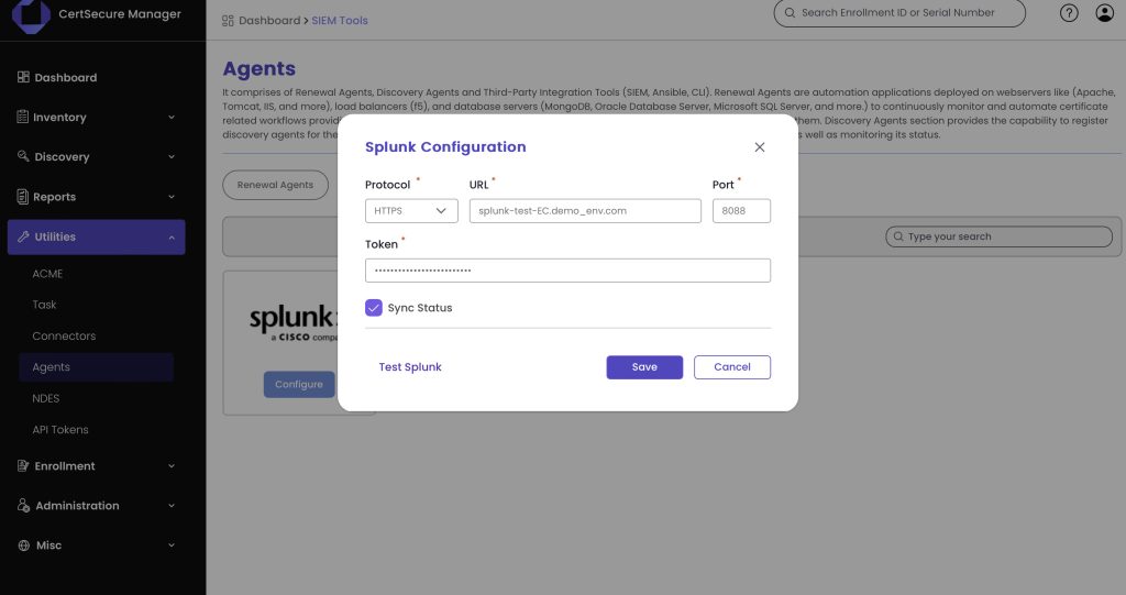 Splunk Configurations