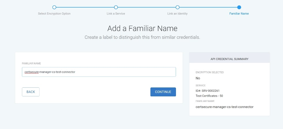Credential Naming