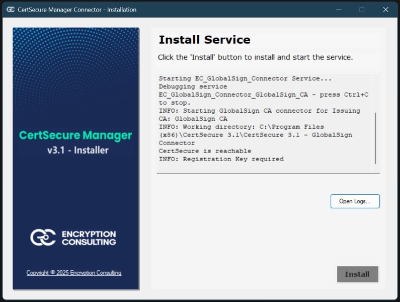Install Service