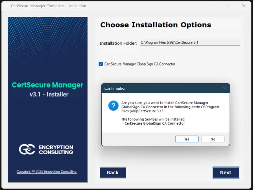 Choose Installation Options