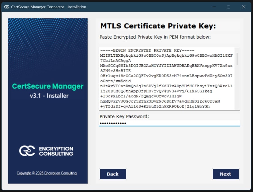 MTLS Private Key