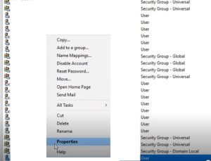 Navigate to properties