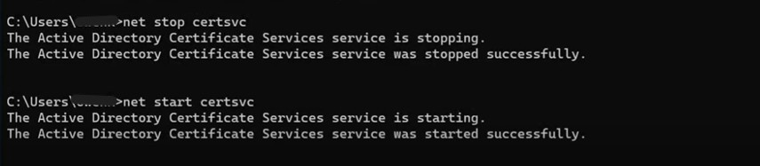 restart service command