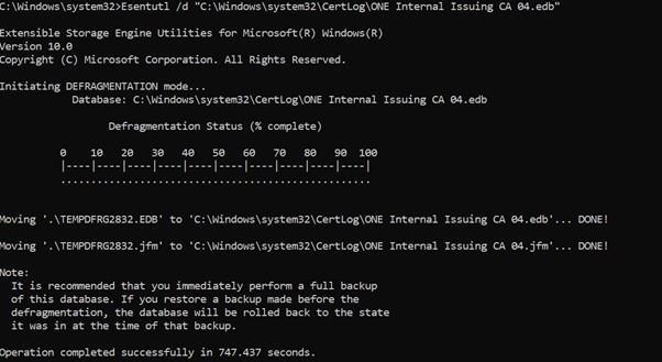 PKI Maintenance and Quarterly Cleanup for Microsoft CA 1 PKI Maintenance