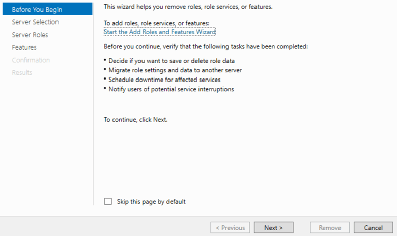 Before You Begin Screen