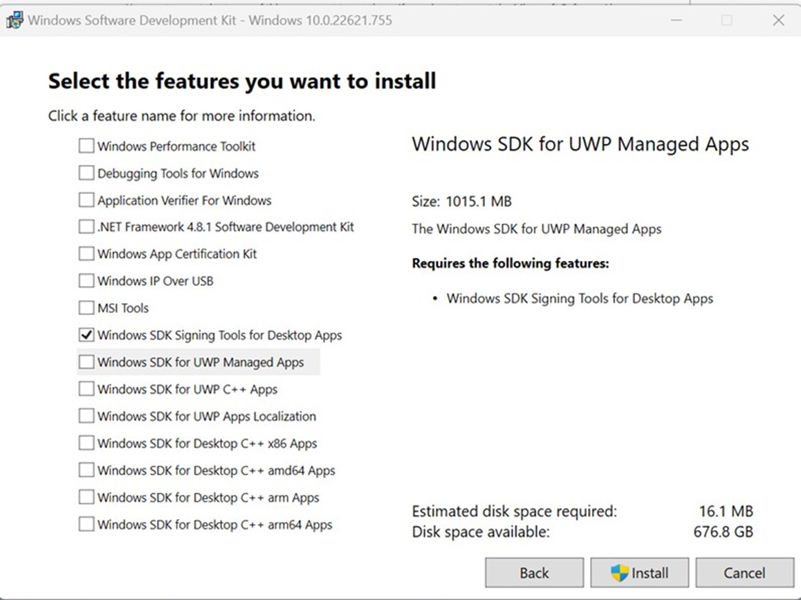 Install Development Kit