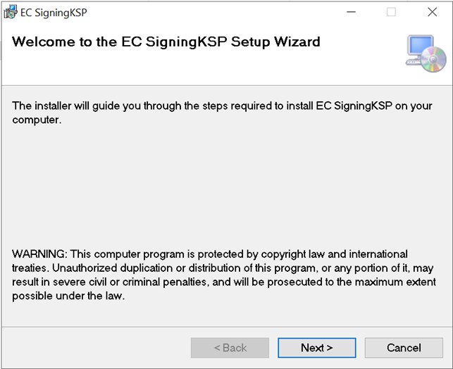 Welcome to EC KSP