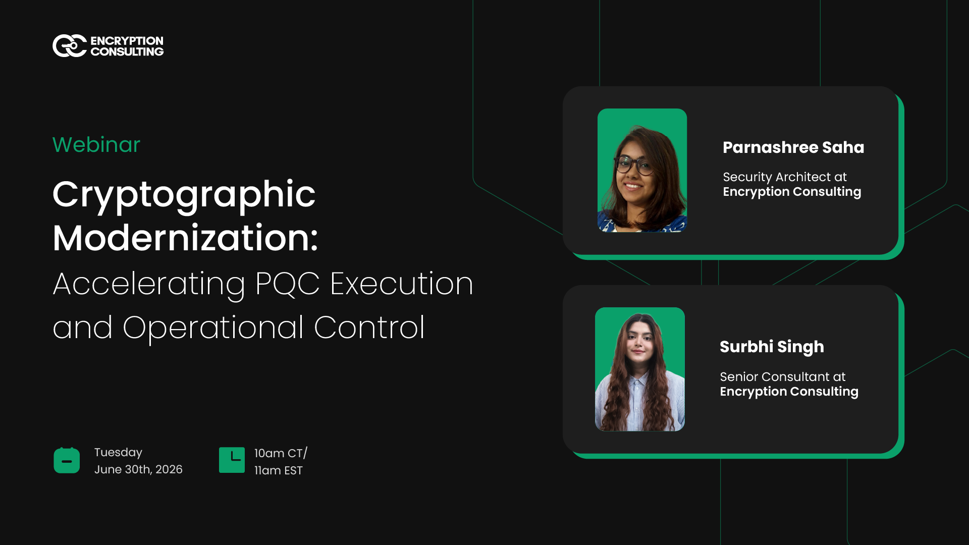 Cryptographic Modernization:
Accelerating PQC Execution
and Operational Control