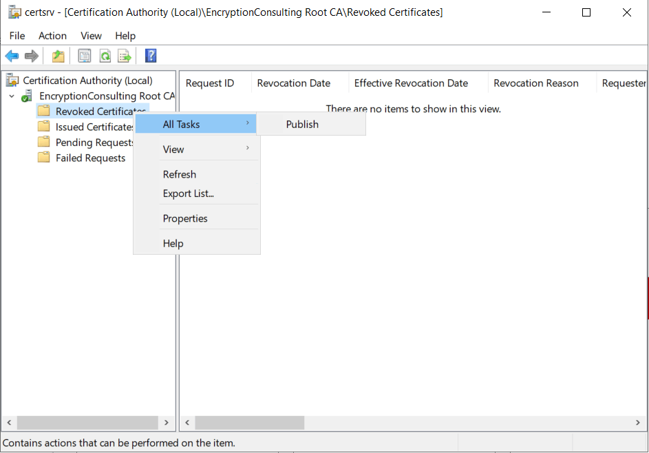 New CA certificates are published