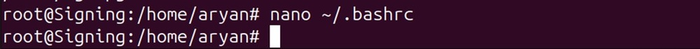 Bashrc open gpg