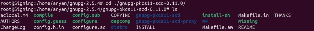 Gnupg pkcs11 scd cd output