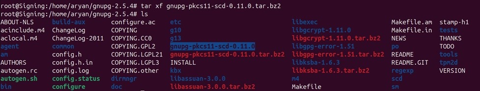 Gnupg pkcs11 scd extract output