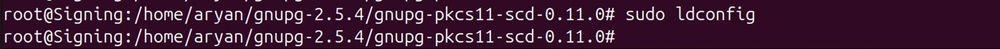 Gnupg pkcs11 scd ldconfig output