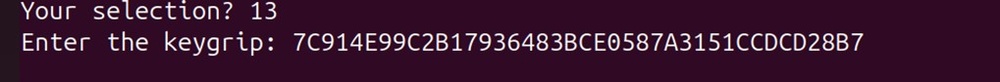 Gpg generate key friendly id entry output
