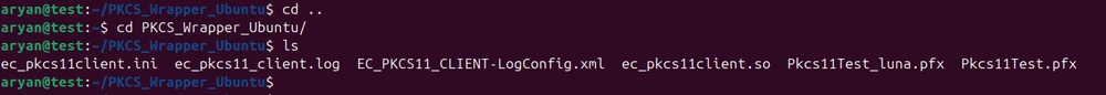 Working directory linux output
