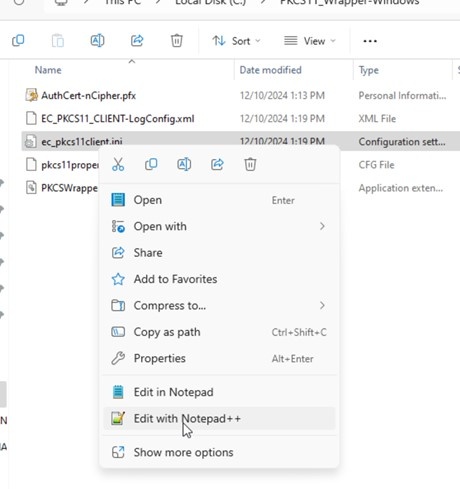 Config files edit windows output 1