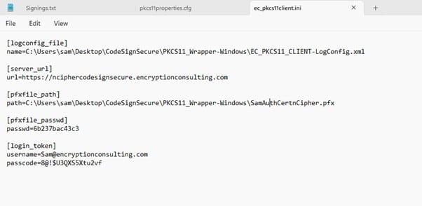 Config files edit windows output 2