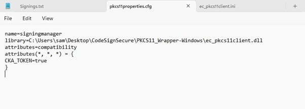 Config files edit windows output 3