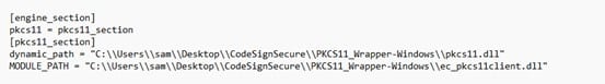 OpenSSL config file windows output 2