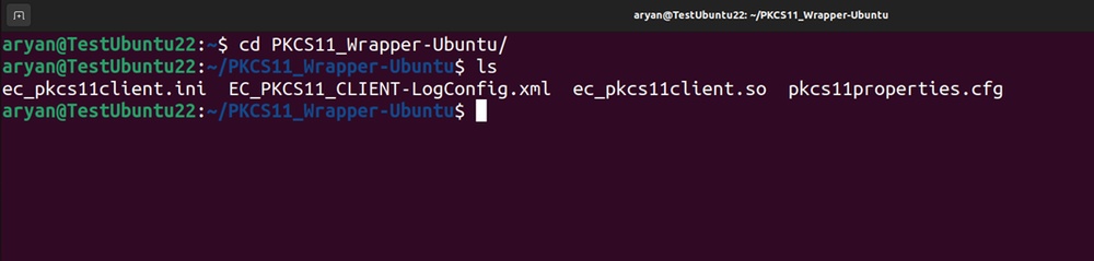 Working directory linux output