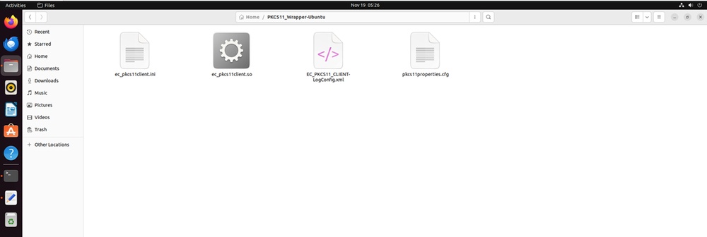 Wrapper directory linux output