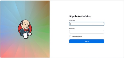 Jenkins signin output